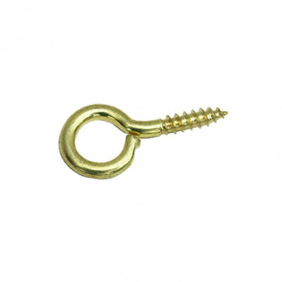 3 pitons à vis laiton 4x30mm