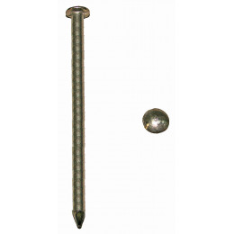 50g pointes tête plate inox A2 2x25mm