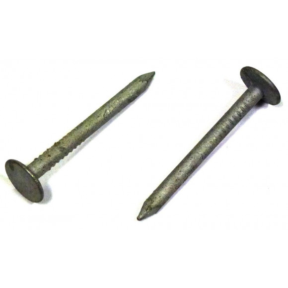 500g pointes tête extra large acier galvanisé 40mm