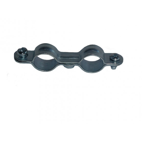 5 colliers doubles pour tubes d10mm