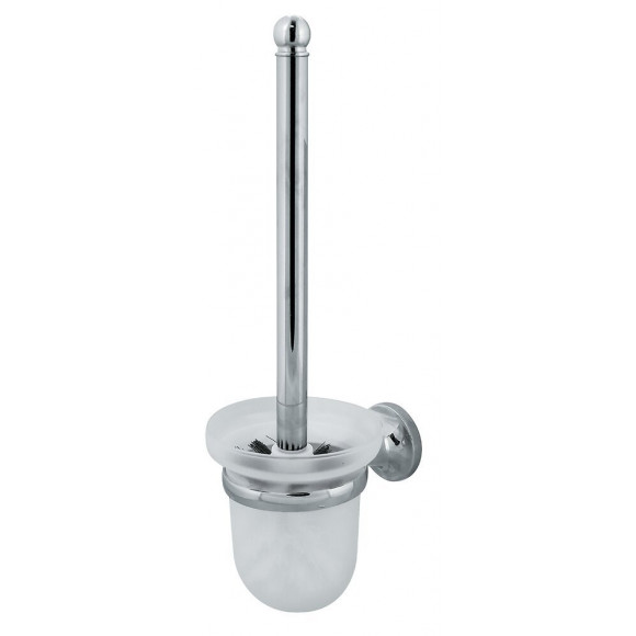 Porte-balai WC Lagune mural à fixer verre