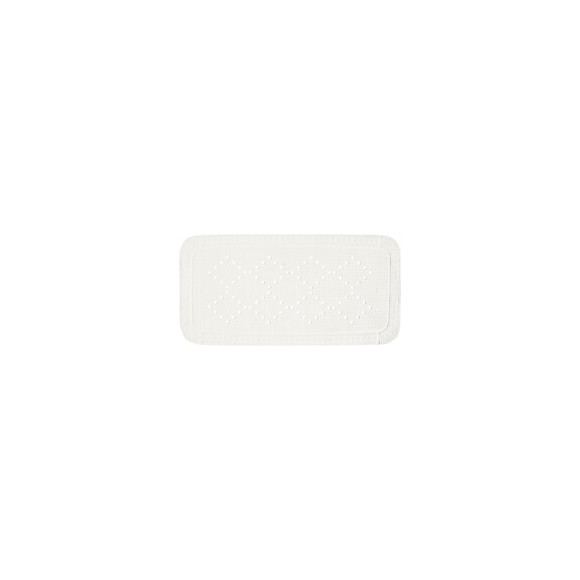 Tapis de sécurité SPIRELLA Sibérien antidérapant blanc 36 cm x 71 cm