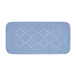 Tapis de sécurité SPIRELLA Sibérien antidérapant bleu 36 cm x 71 cm