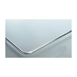 Barre de douche coudée SPIRELLA Kreta aluminium universelle