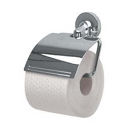 Porte-papier WC Lagune mural à fixer métal chromé