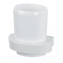 Verre à dents Lemon mural à fixer blanc