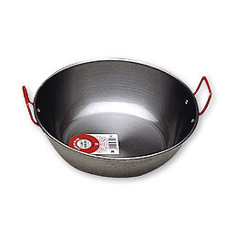 Poele polie profonde avec anses 8,90 l diamètre 40 cm