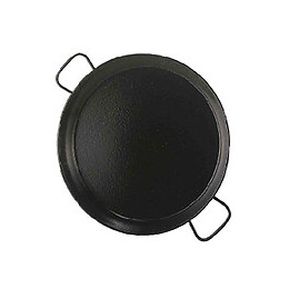 Plat a paella acier émaillé diamètre 34 cm 6 parts