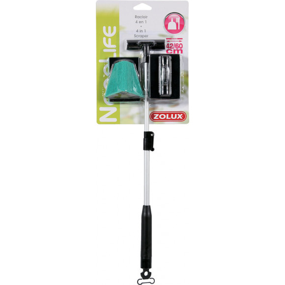 Racloir 4 en 1 télescopique