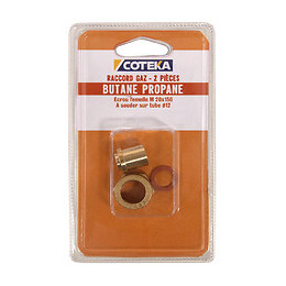 Raccord butane propane diamètre 10x12mm