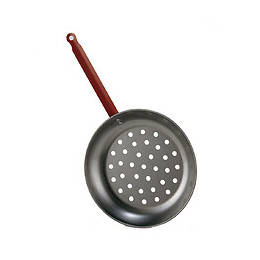 Poele a chataigne diamètre 28 cm