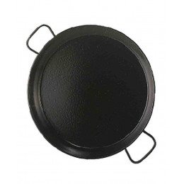 Plat a paella acier émaillé diamètre 34 cm 6 parts