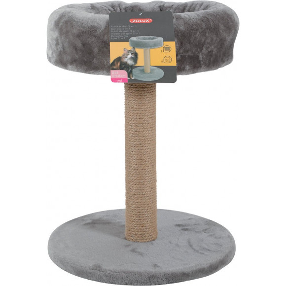Arbre à chat 2en 1gris