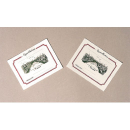 20 étiquettes adhésives