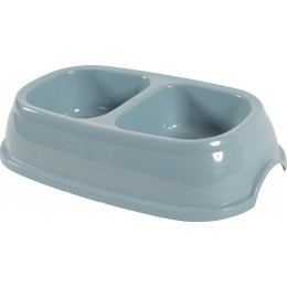 Ecuelle plastique chat antiderapante double bol