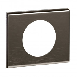 Plaque Céliane 1 poste - Matière Black Nickel LEGRAND