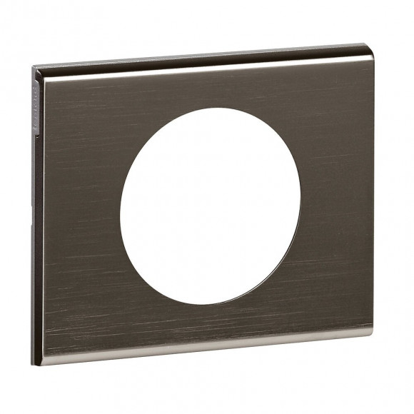 Plaque Céliane 1 poste - Matière Black Nickel LEGRAND