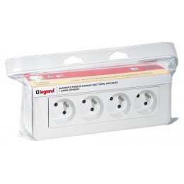 Kit essentiel Mosaic - 4 prises de courant LEGRAND