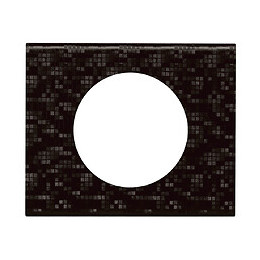 Plaque Céliane 1 poste - Matière Cuir Pixels LEGRAND