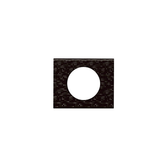 Plaque Céliane 1 poste - Matière Cuir Pixels LEGRAND