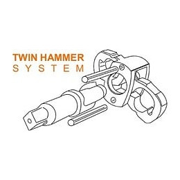 Dtools - Boulonneuse Clé À Choc Pneumatique - Raccordement 1/2" - Couple De Serrage Max 567 Nm - Pression 7 Bar - Orange