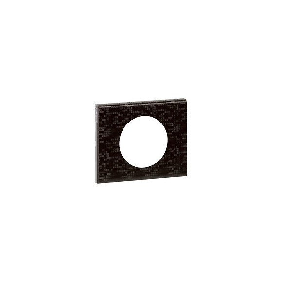 Plaque Céliane 1 poste - Matière Cuir Pixels LEGRAND