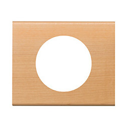 Plaque Céliane 1 poste - Matière Erable LEGRAND