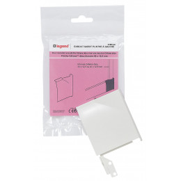 Sabot gauche - pour plinthe Céliane déco 82x12.5mm - Blanc