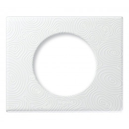 Plaque Céliane 1 poste - Matière Porcelaine Songe LEGRAND