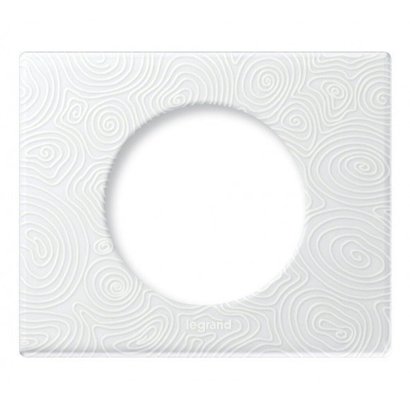 Plaque Céliane 1 poste - Matière Porcelaine Songe LEGRAND