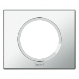 Plaque Céliane 1 poste - Matière Verre Miroir LEGRAND