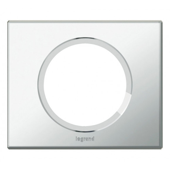 Plaque Céliane 1 poste - Matière Verre Miroir LEGRAND