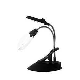 Loupe asphérique avec lampe