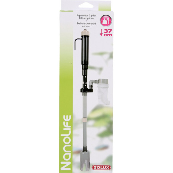 Aspirateur a piles télescopique