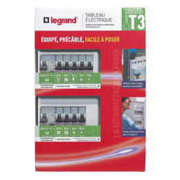 Tableau électrique équipé DRIVIA - spécial pour logement T3