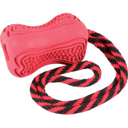 Jouet caoutchouc corde S rouge