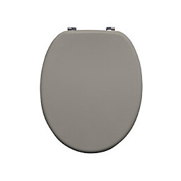 ABATTANT BOIS MOULÉ TAUPE