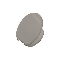 ABATTANT BOIS MOULÉ TAUPE