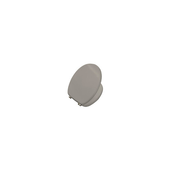 ABATTANT BOIS MOULÉ TAUPE