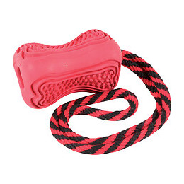 Jouet caoutchouc corde S rouge