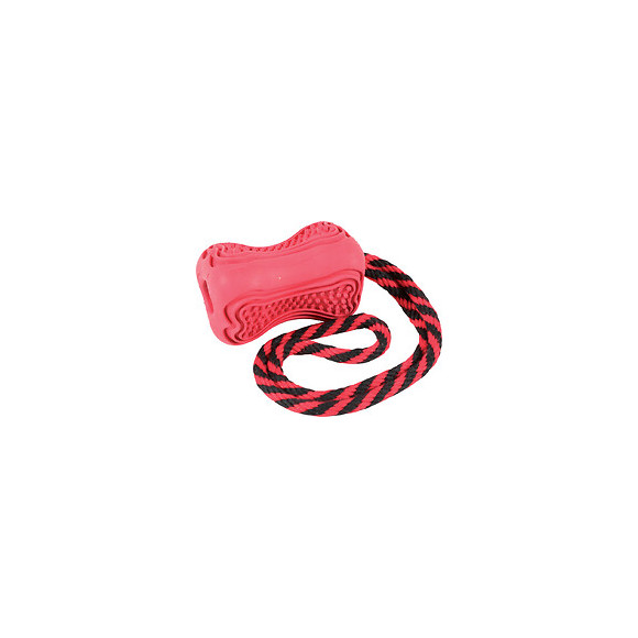 Jouet caoutchouc corde S rouge