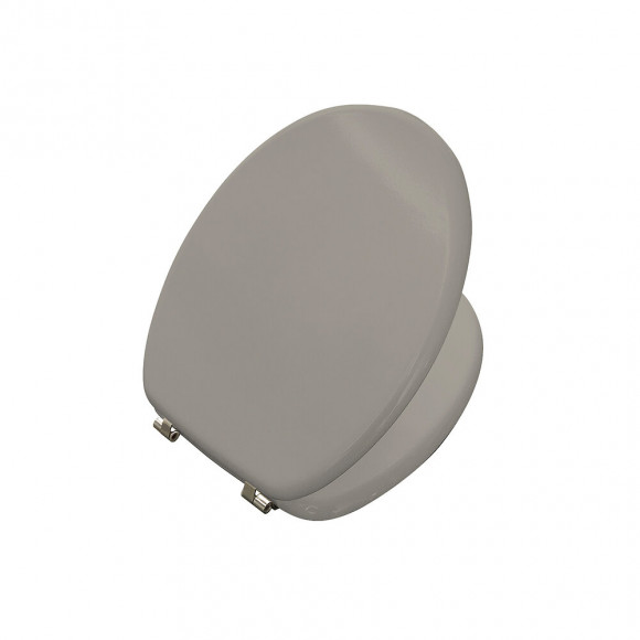 ABATTANT BOIS MOULÉ TAUPE