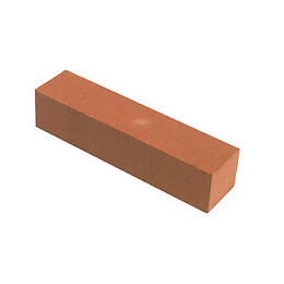 Brique réfractaire 5x5x22cm rouge