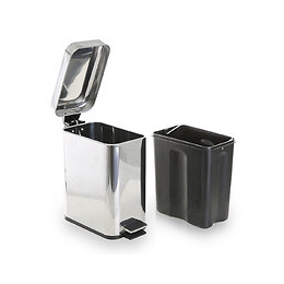 POUBELLE CARRE FC INOX