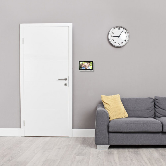 Visiophone filaire avec lecteur de badge RFID