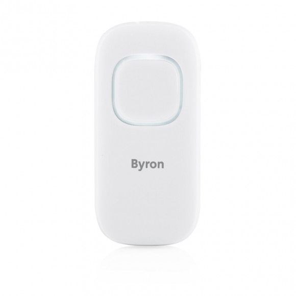 Bouton-poussoir sans fil blanc