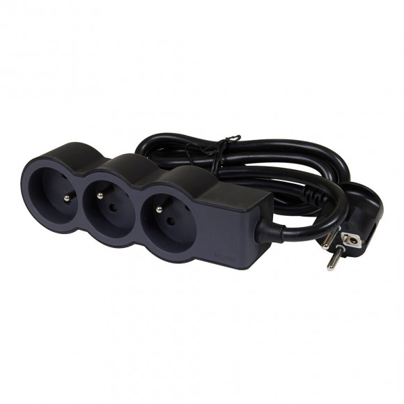 Multiprise 3 prises câble 1,5 mètre et 1mm de section