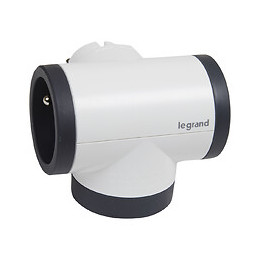 Fiche multiprise 2 prises laterales rotatives-USB A+C