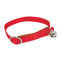 Collier pour chat en nylon rouge