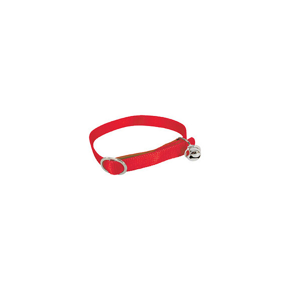 Collier pour chat en nylon rouge